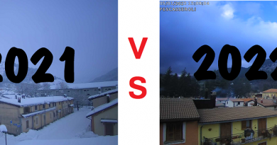NEVE, quando TROPPO e quando NIENTE: differenze incredibili rispetto allo scorso anno dalle nostre webcam – Meteo Abruzzo